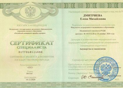 Дмитриева Елена Михайловна 3